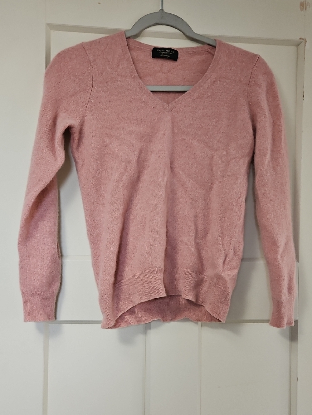 Charter Club Soft Pink V-Neck Sweater